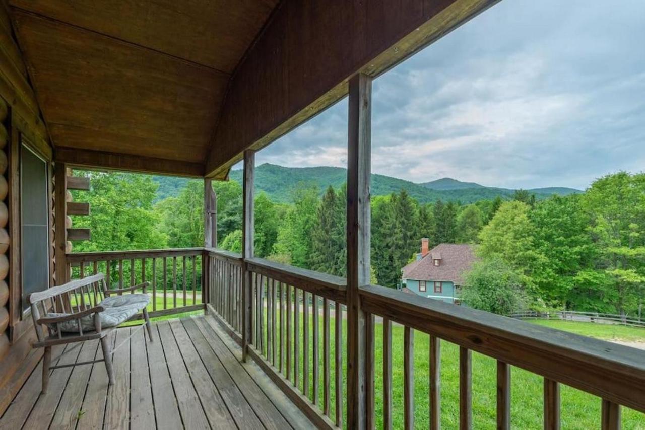 Candler Log Cabin Stunning Mountain Views On 12 Acres מראה חיצוני תמונה