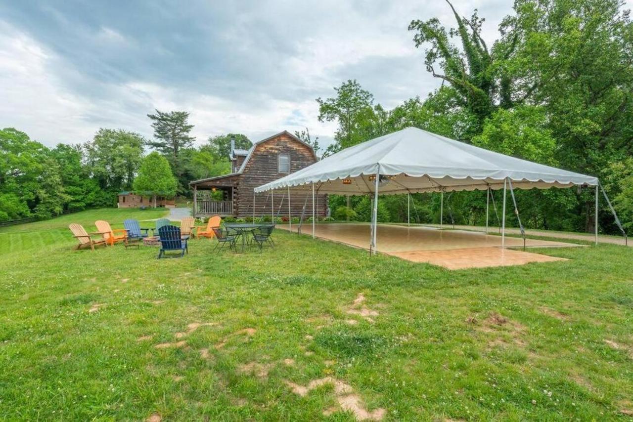 Candler Log Cabin Stunning Mountain Views On 12 Acres מראה חיצוני תמונה
